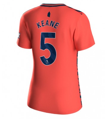 Everton Michael Keane #5 Udebanetrøje Dame 2023-24 Kort ærmer